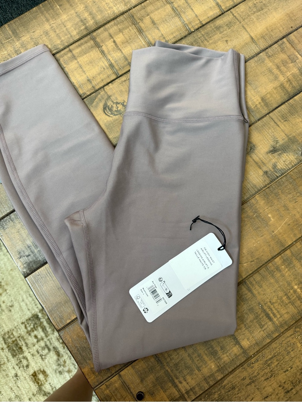 ALO Yoga High-Waist Leggings in Mauve Taupe